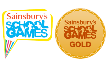 School Games Logo and School Games Gold Award Logo